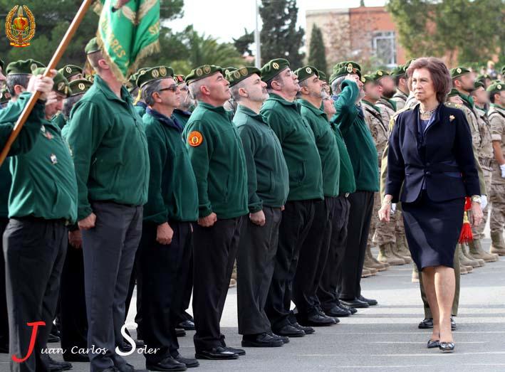 50 Aniversario 136.jpg - Alicante 14/12/2011 Su Majestad la Reina Doña Sofía ha presidido en Alicante los actos de celebración del 50 aniversario de la creación de las Unidades de Operaciones Especiales del Ejercito de Tierra, en el acuartelamiento Alférez Rojas Navarrete de Alicante, sede del Mando de Operaciones Especiales (MOE).Foto Juan Carlos Soler